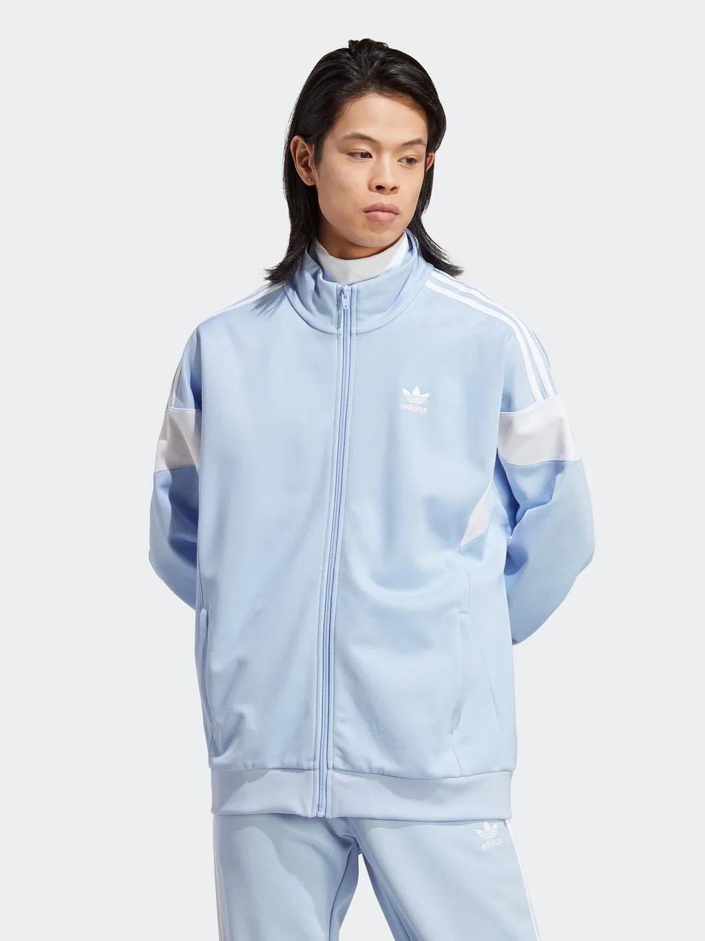 아디다스 아디컬러 클래식 컷 라인 트랙 탑 져지 트랙 자켓 스카이 블루 IB9949 | 상품 상세 | 크로켓