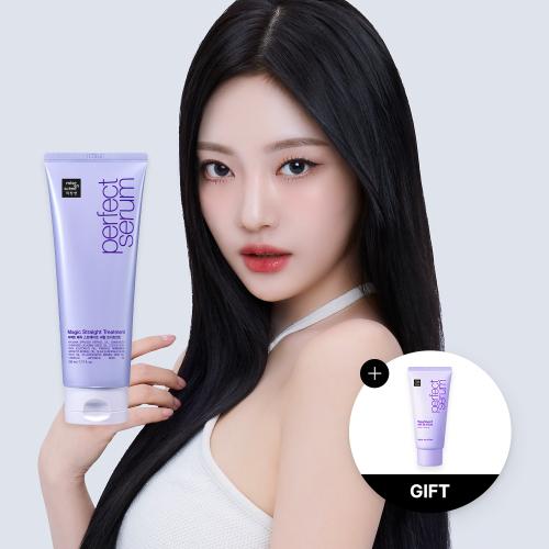 미쟝센(MISEENSCENE)  [트리트먼트 증정][슬릭컷 연출] 퍼펙트 매직 스트레이트 세럼 트리트먼트 230ml - 후기 | 무신사