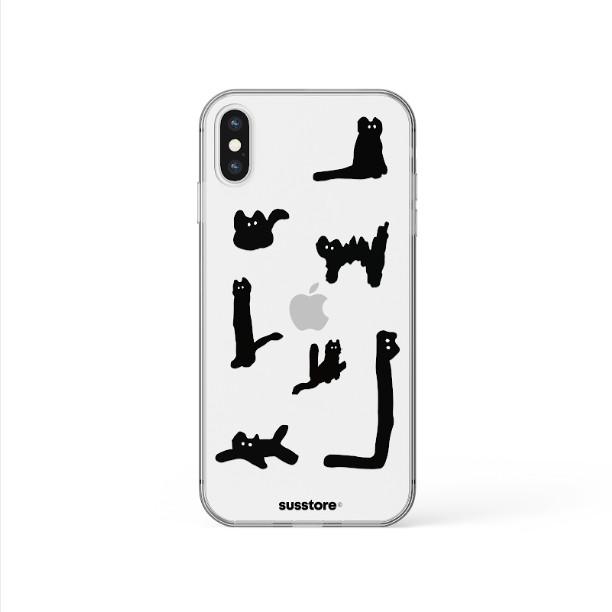 [서스스토어] 어둠 속의 매옹이 모음 투명하드케이스