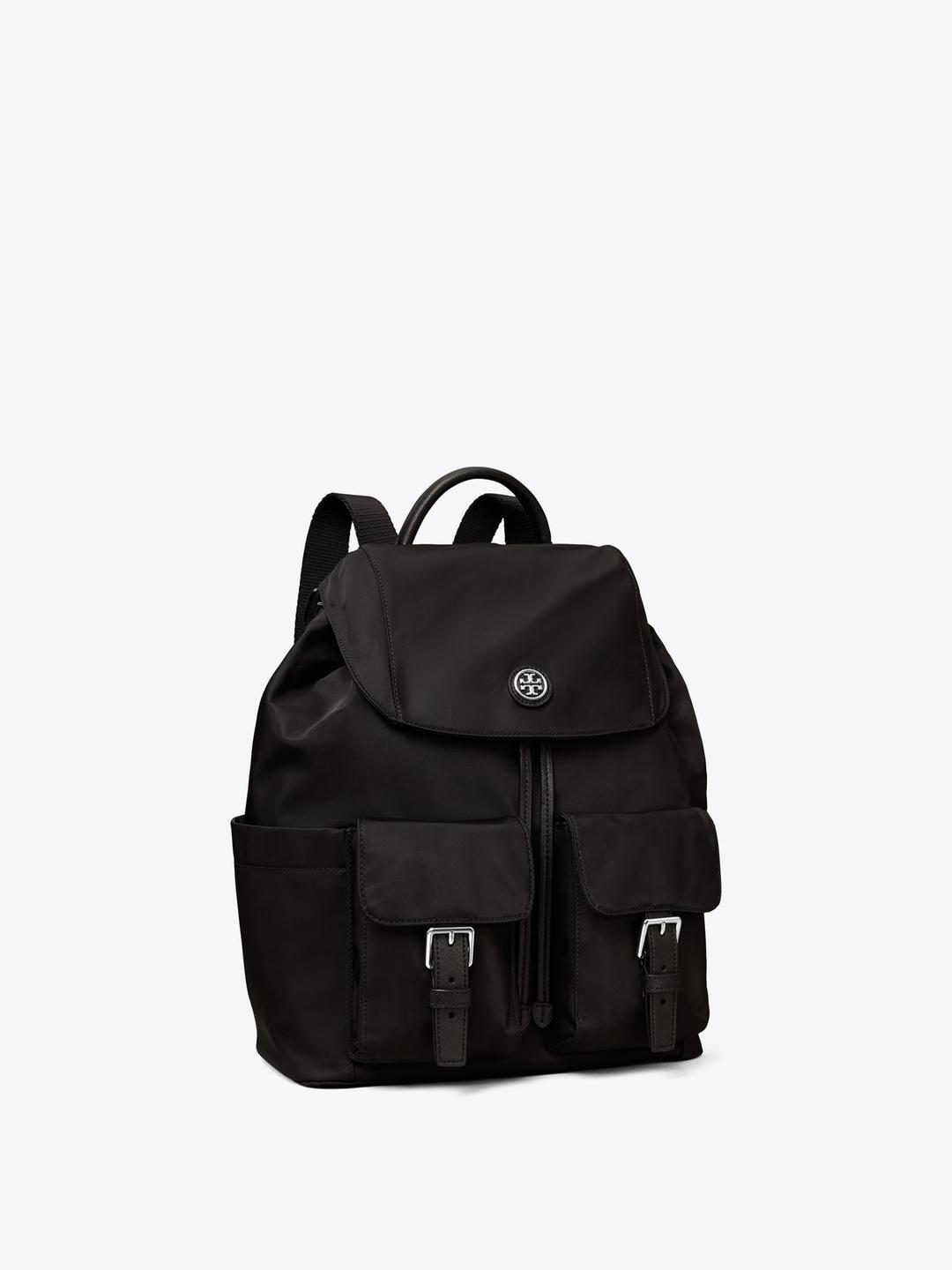Virginia Flap Backpack - Black