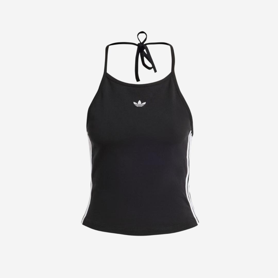 (W) Adidas Halter-Neck Tank Top Black - US Sizing