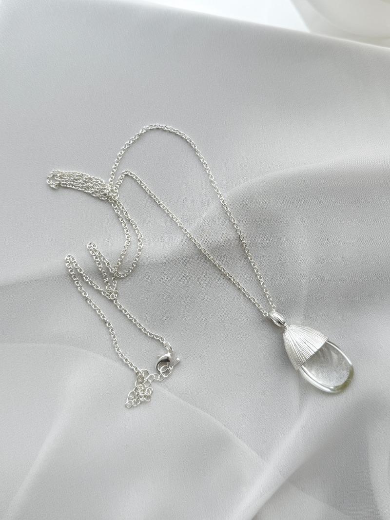 clear acrylic necklace