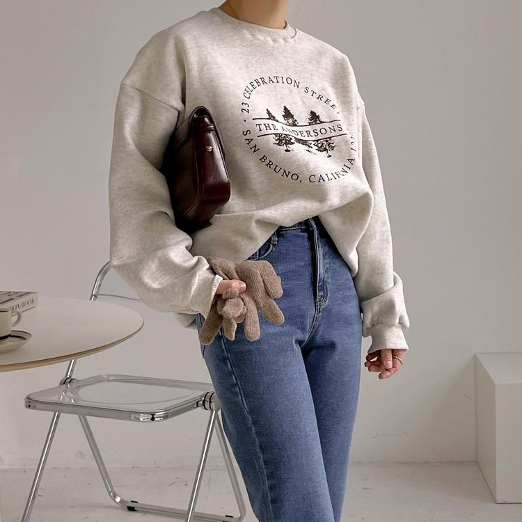 루즈핏 스트릿무드 양기모맨투맨