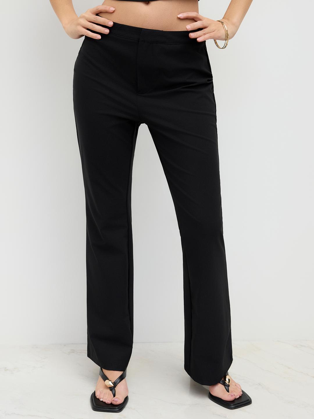 Mid Rise Flared Pants