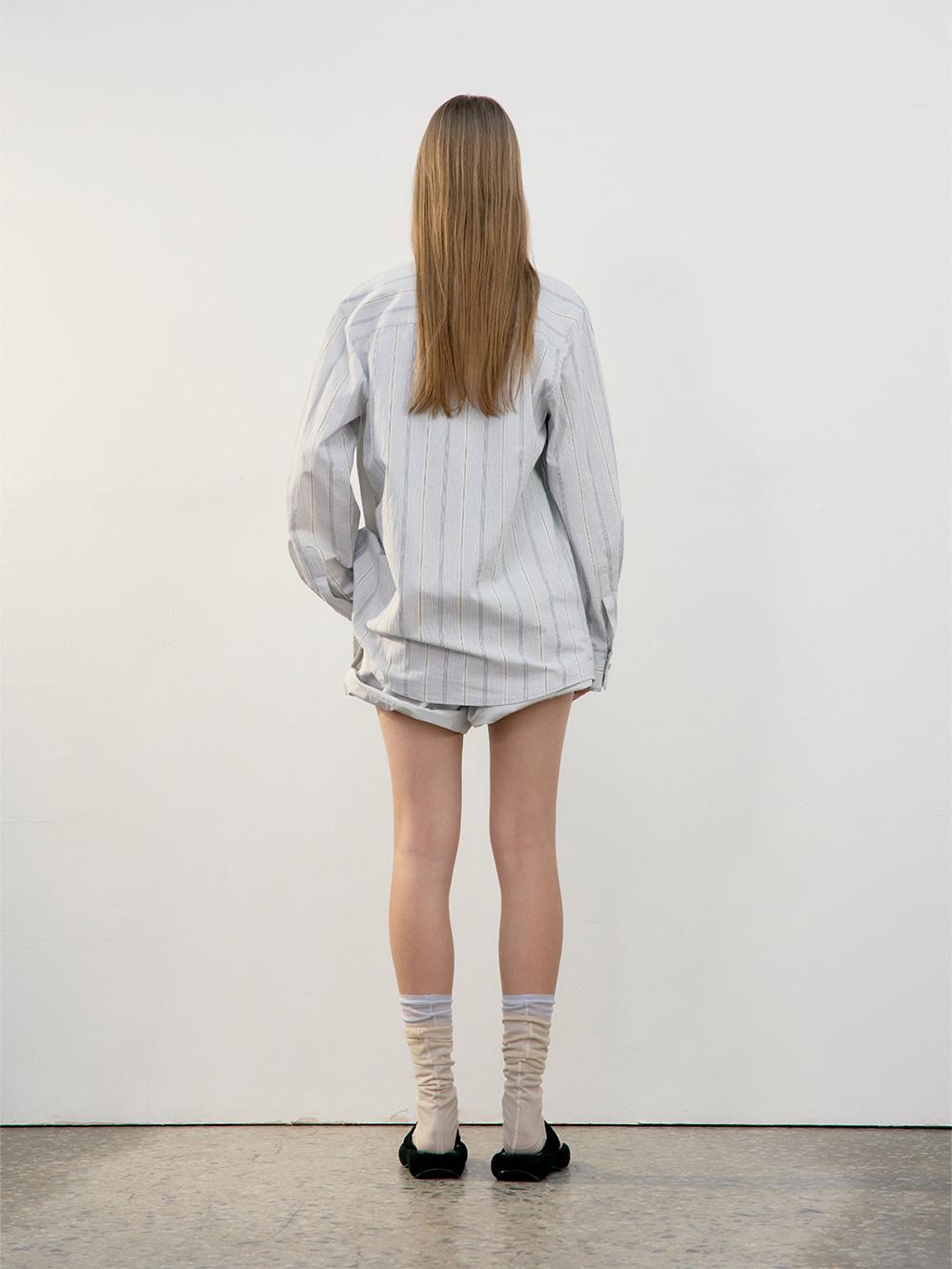 STRIPE CLASSIC SHIRT_BLUE