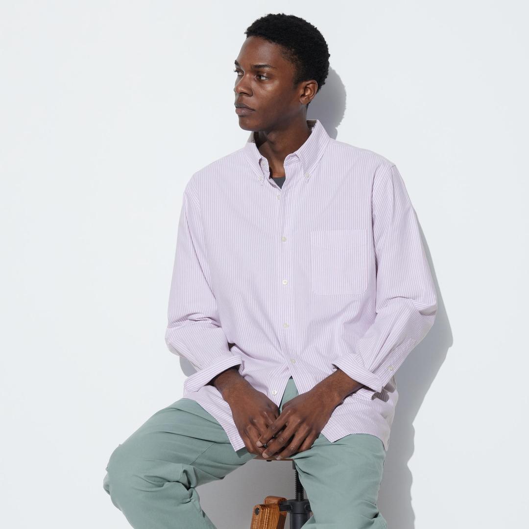 옥스포드스트라이프셔츠(긴팔) | UNIQLO KR