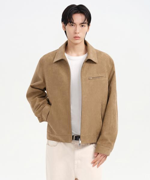 신세틱 스웨이드 워크 재킷 [베이지]