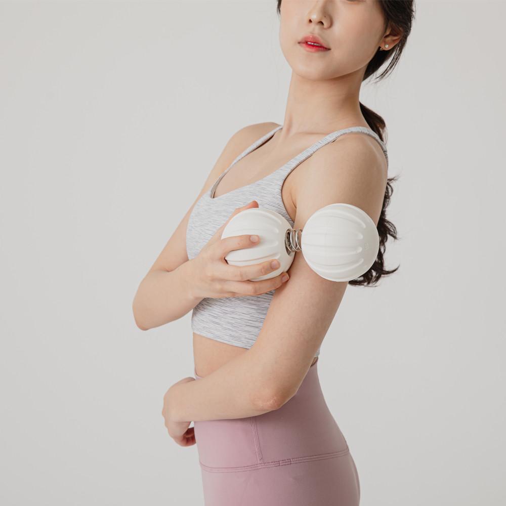 볼란스 센스티브 흰색 척추 거북목교정 마사지볼 필라테스 소도구 독일 레드밸런스