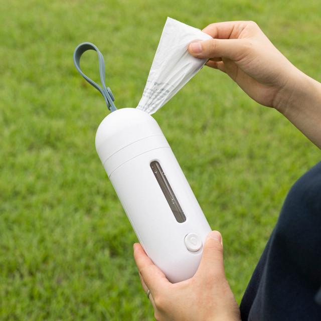 펫트리움 산책용 물병 배변봉투 디스펜서 강아지 휴대용물통 외출용품