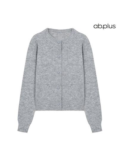 [ab.plus] 베이직 콩단추 라운드 가디건 (LSA1MY34A)