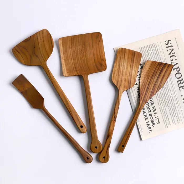 오 티크 우드 뒤집개 5종 택1