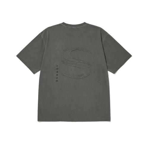 SORANO APPLIQUE PIGMENT T-SHIRT [3Color]