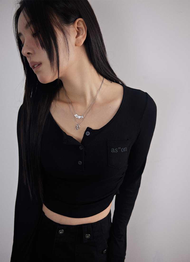 POKKY POCKET TEE / BLACK