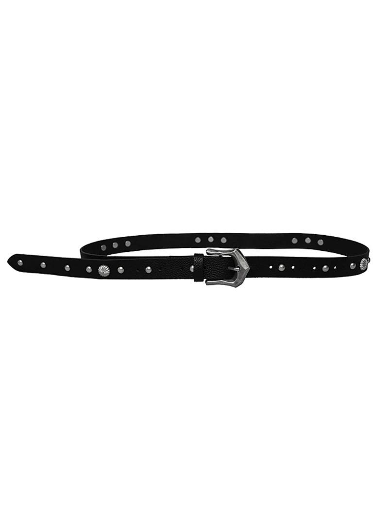 D COWHIDE WESTERN STUD BELT 디 소가죽 웨스턴 스터드 벨트