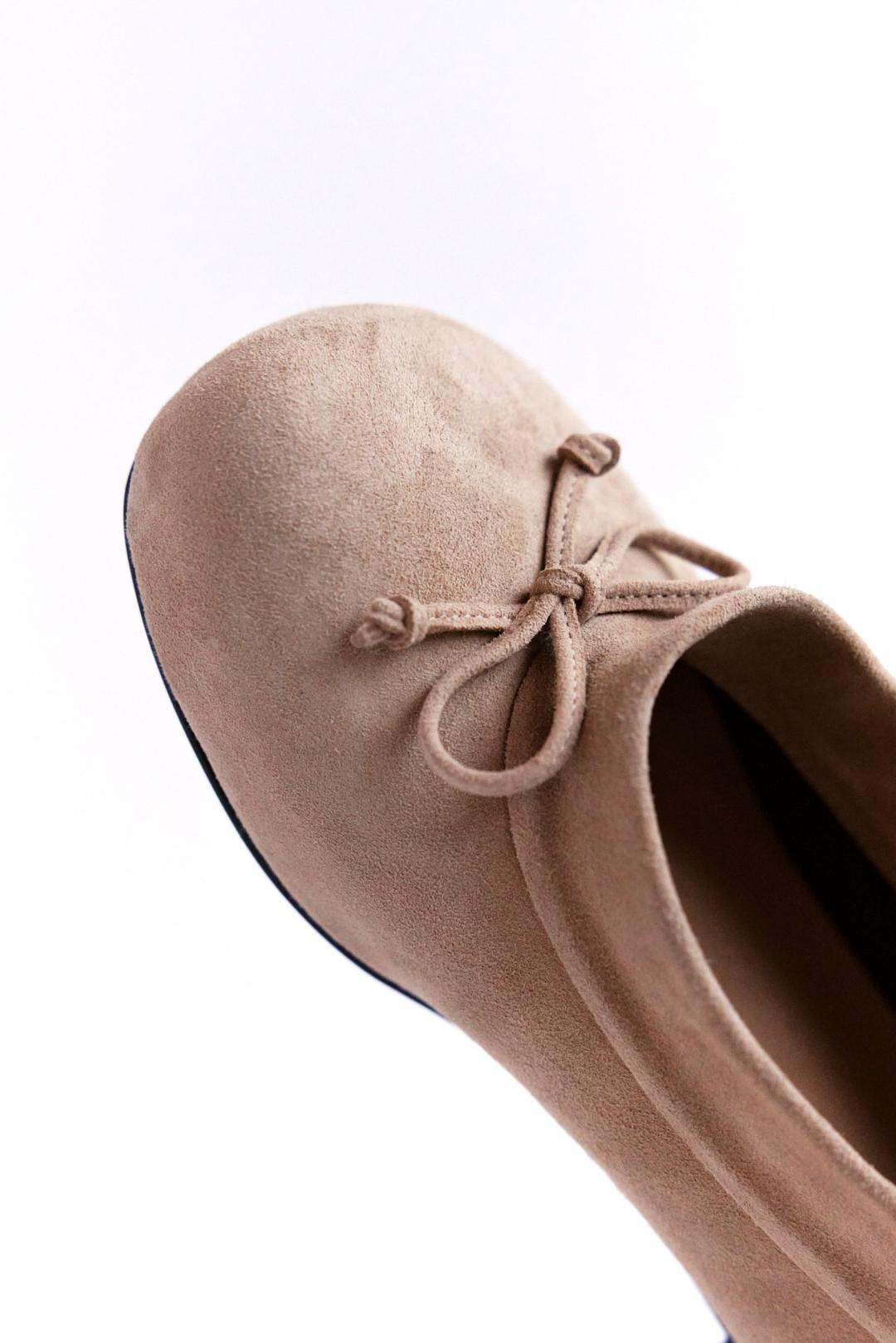 DUMPLING SHOE - DEEP BEIGE