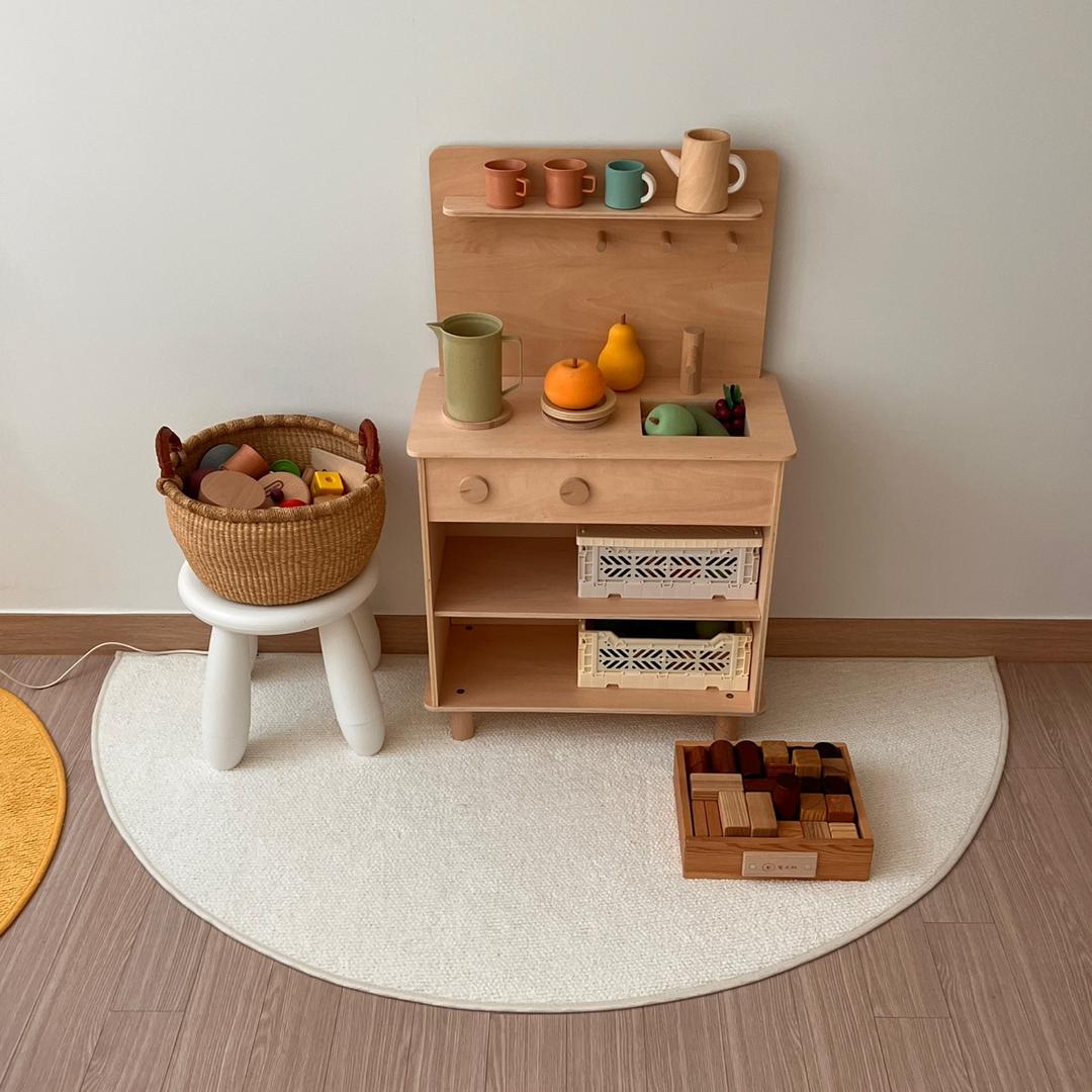 홀리데이 러그(반달) (4color)