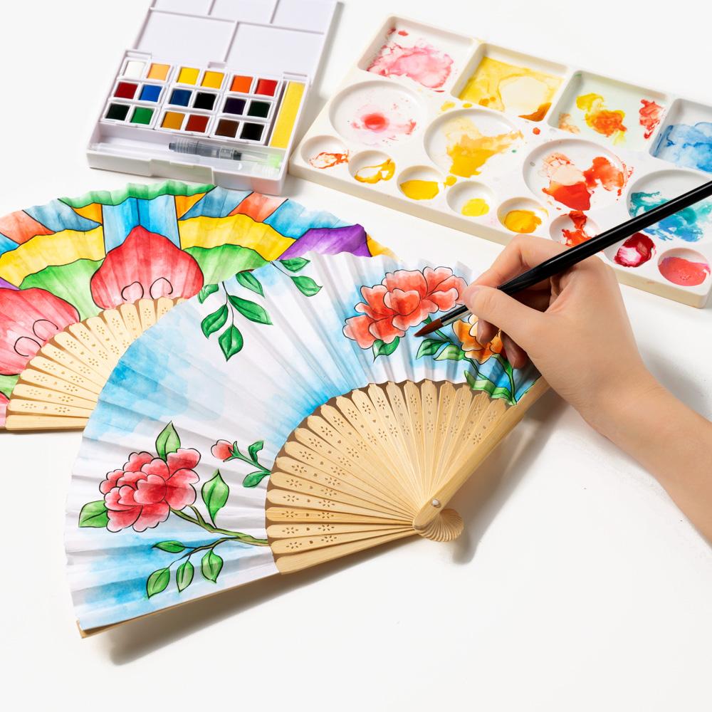 민화샵 입문형 합죽선 전통부채 만들기