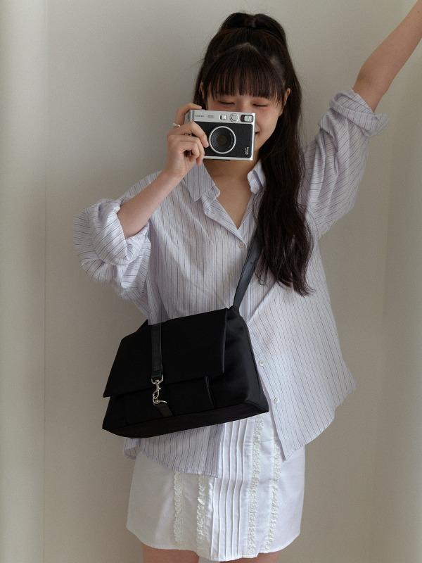 ★OVHEE★ Chloe Nylon Bag Black 오브히 Chloe Nylon Bag - Black - 위시버킷