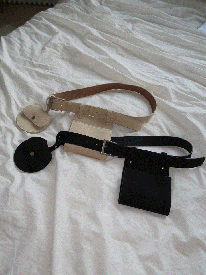 오뮤즈 브레드 벨트 백