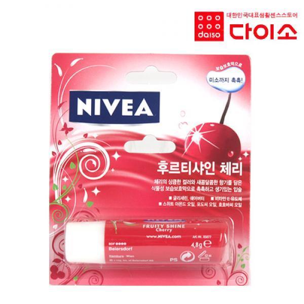 다이소 니베아 립케어 후르티샤인 체리-580851758