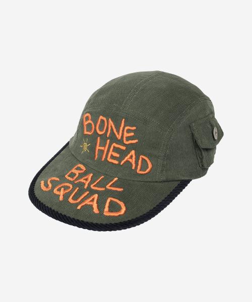 프라블럼올웨이즈(PROBLEMALLWAYS)  Bonehead Ball Squad Corduroy Pocket Camp Cap Green - 사이즈 & 후기 | 무신사