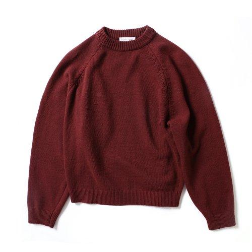 TC3-SW01 램스울 라운드 니트-모브와인