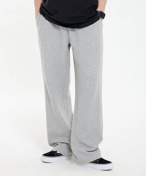 베이직 와이드 스웨트팬츠 [그레이]