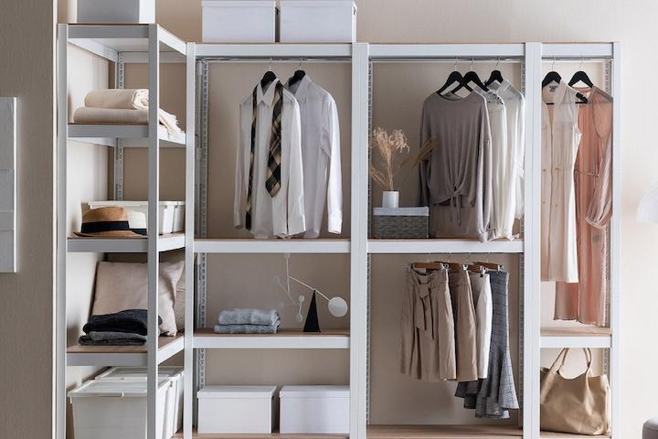 드레스룸 조립식 선반 철제 시스템 행거