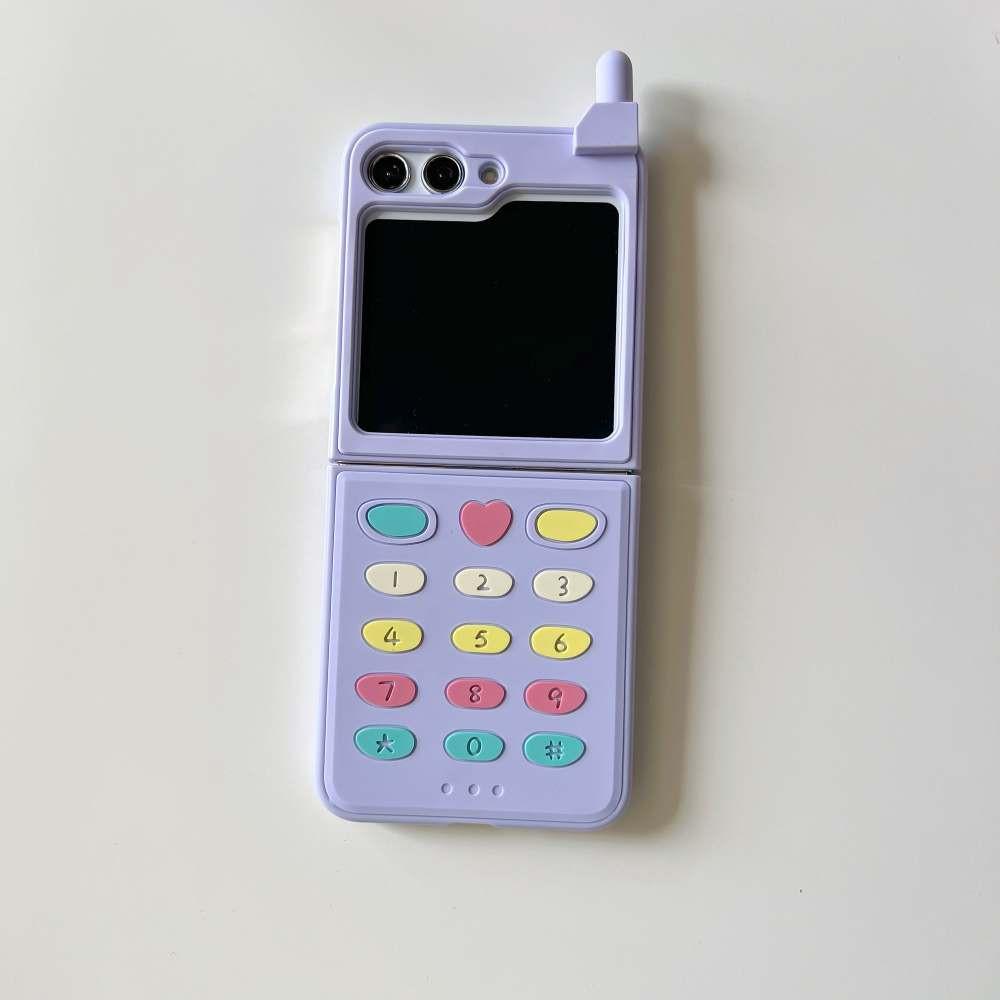 Z플립5 케이스 젤리 갤럭시 지플립5 안테나 레트로