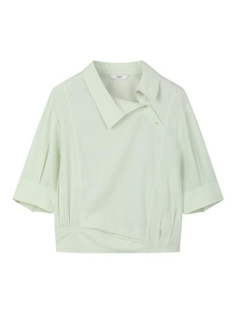 언발란스 카라 스트라이프 탑_Z242MSC020