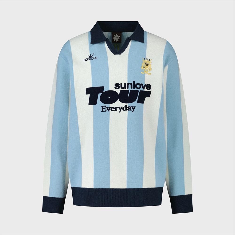 Club Knit Polo Sky Blue