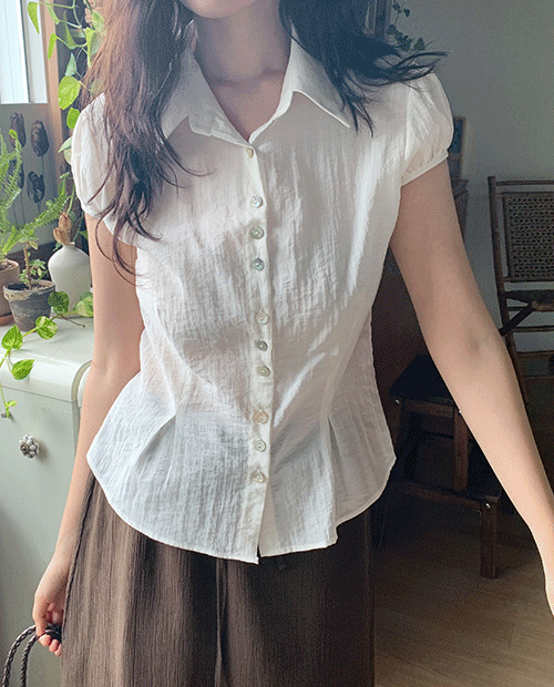 데일리마켓 puff sleeve blouse / 3color