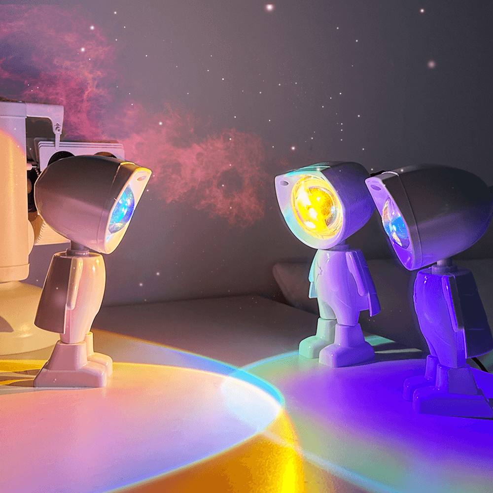 우주비행사 우주인 오로라 무드등 선셋 조명 [친구 생일 힐링 인테리어 집들이 선물 추천]