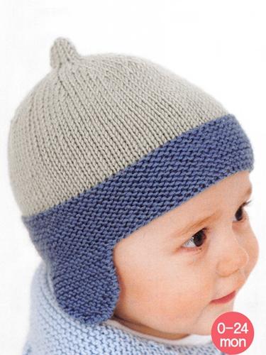 DIY키트 빈티지 레이싱 헬멧 베이비아기대바늘손뜨개 아기비니 귀덮개모자 디엠씨홀리패키지