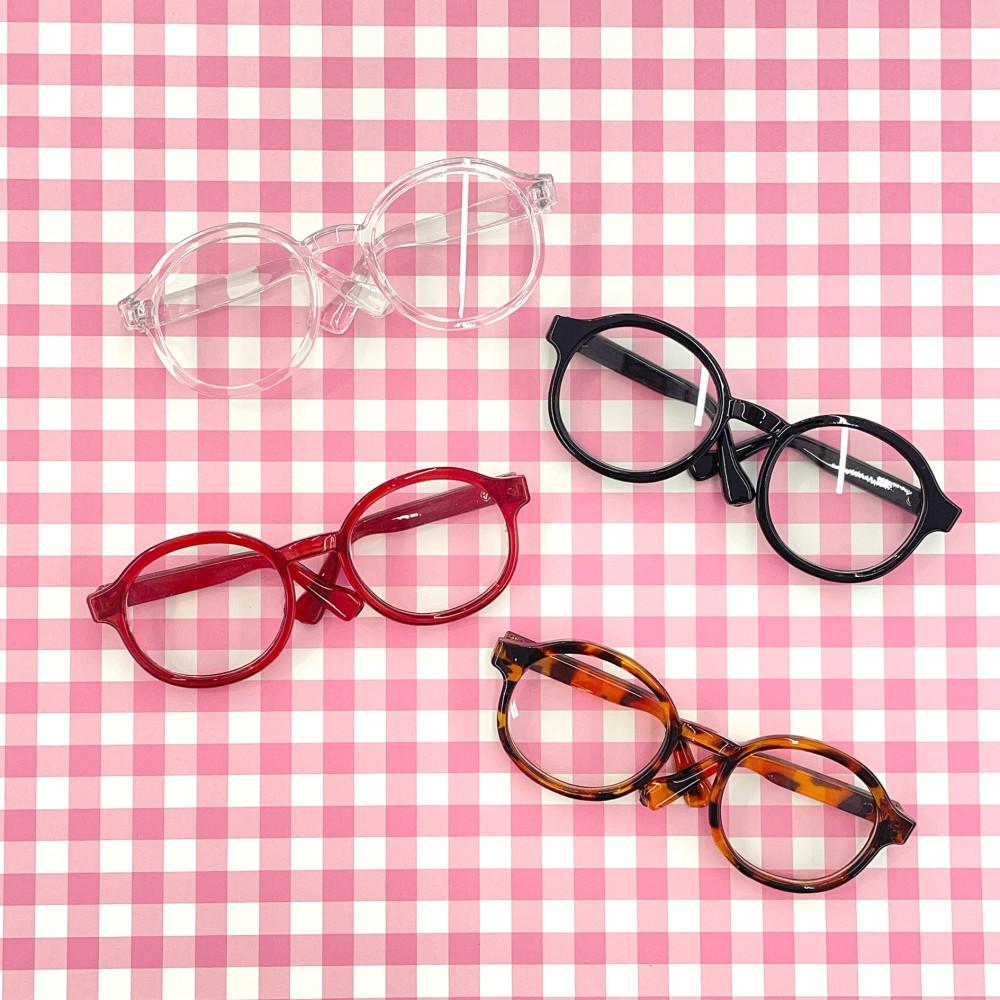 [소품공장] 20cm 뿔테안경 아이돌인형 소품