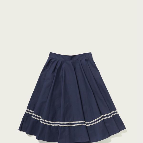 [2nd]Sera Skirt-Navy