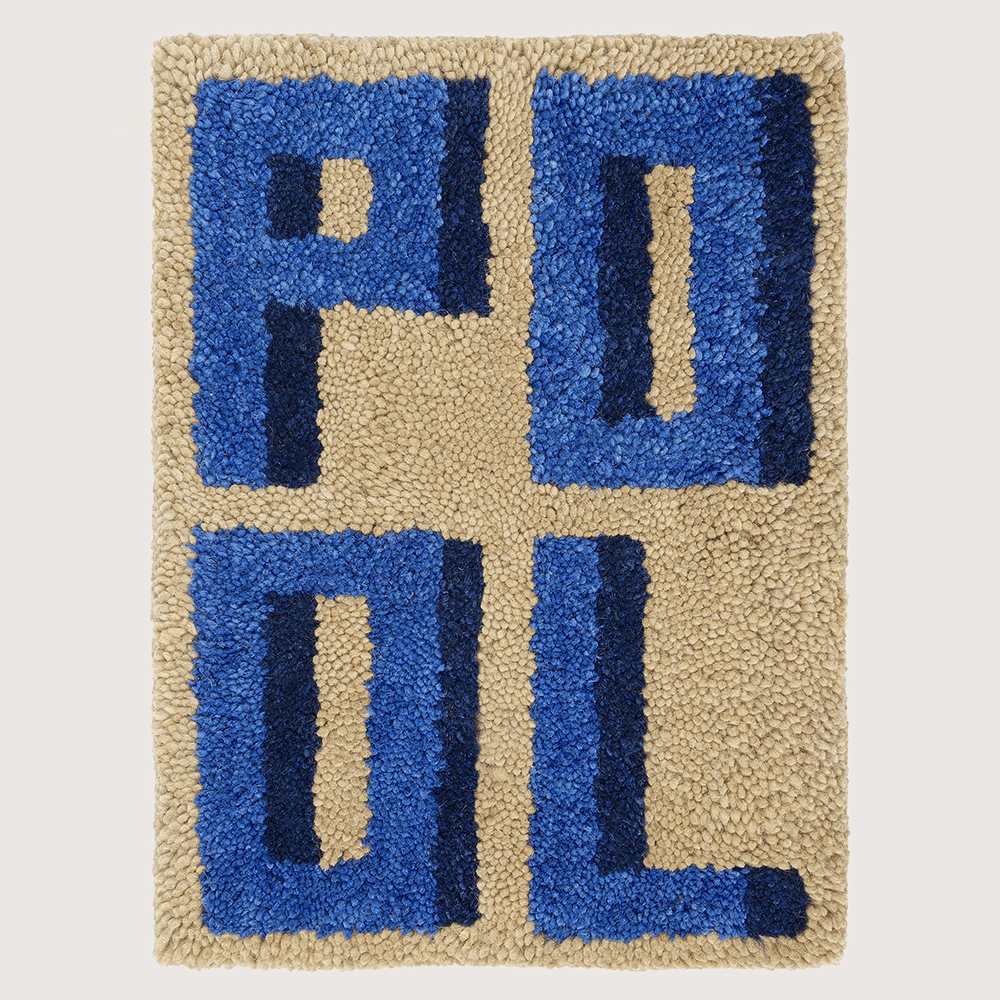 (Bongusta) 4 Letter Rug - POOL