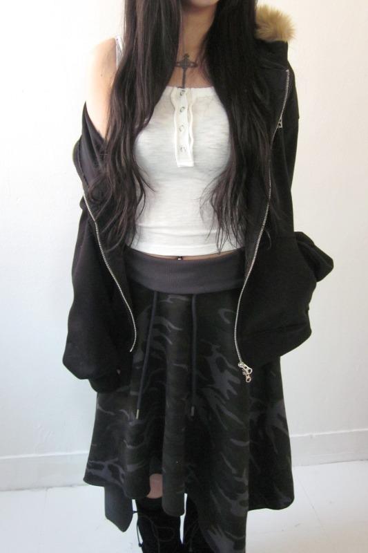 slub button sleeveless (2color)