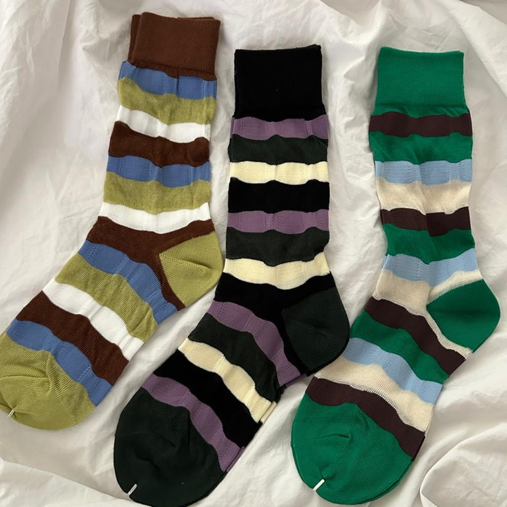 웨이브 시스루 양말