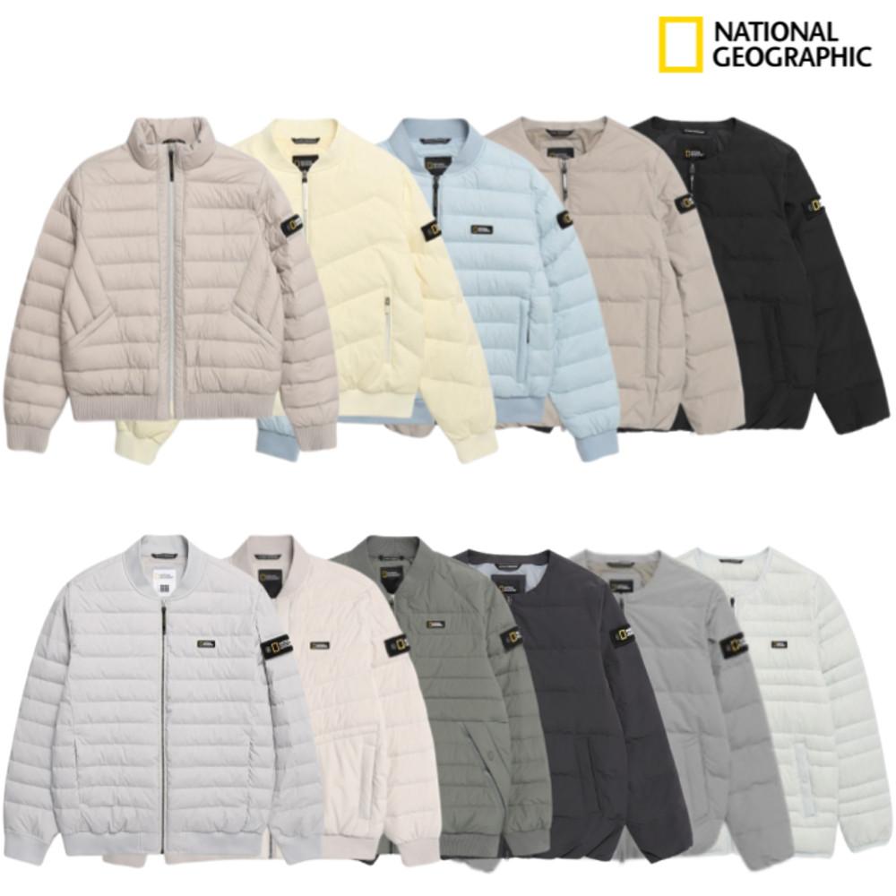 내셔널지오그래픽 경량 다운 간절기 숏패딩 블루종 헤론 파나로카 모듈라 패딩