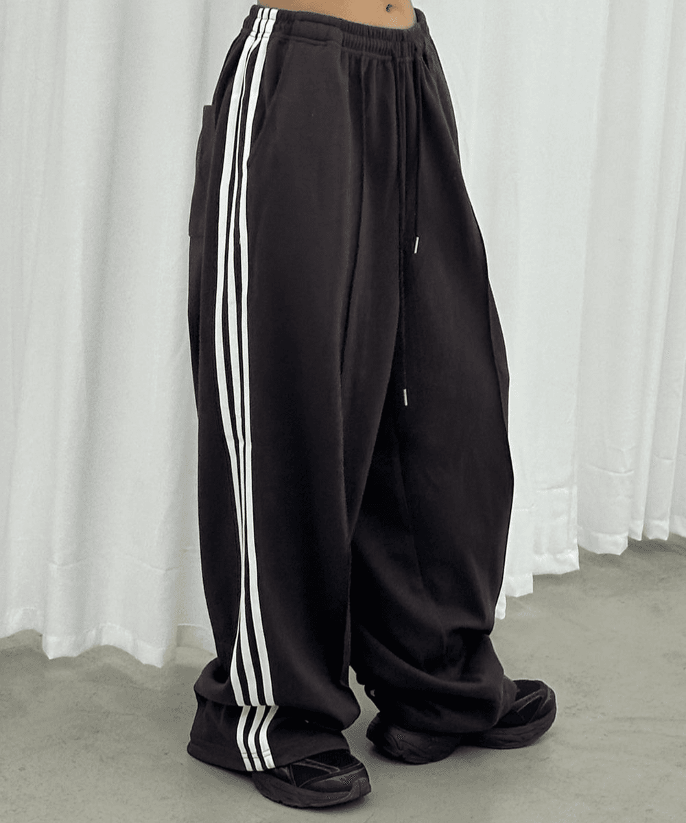 아스타틴 [Unisex] Line training pants (4co) / 아디 삼선 라인 트랙 트레이닝 팬츠