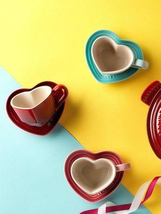 하트 머그 & 트레이 세트(색상선택)