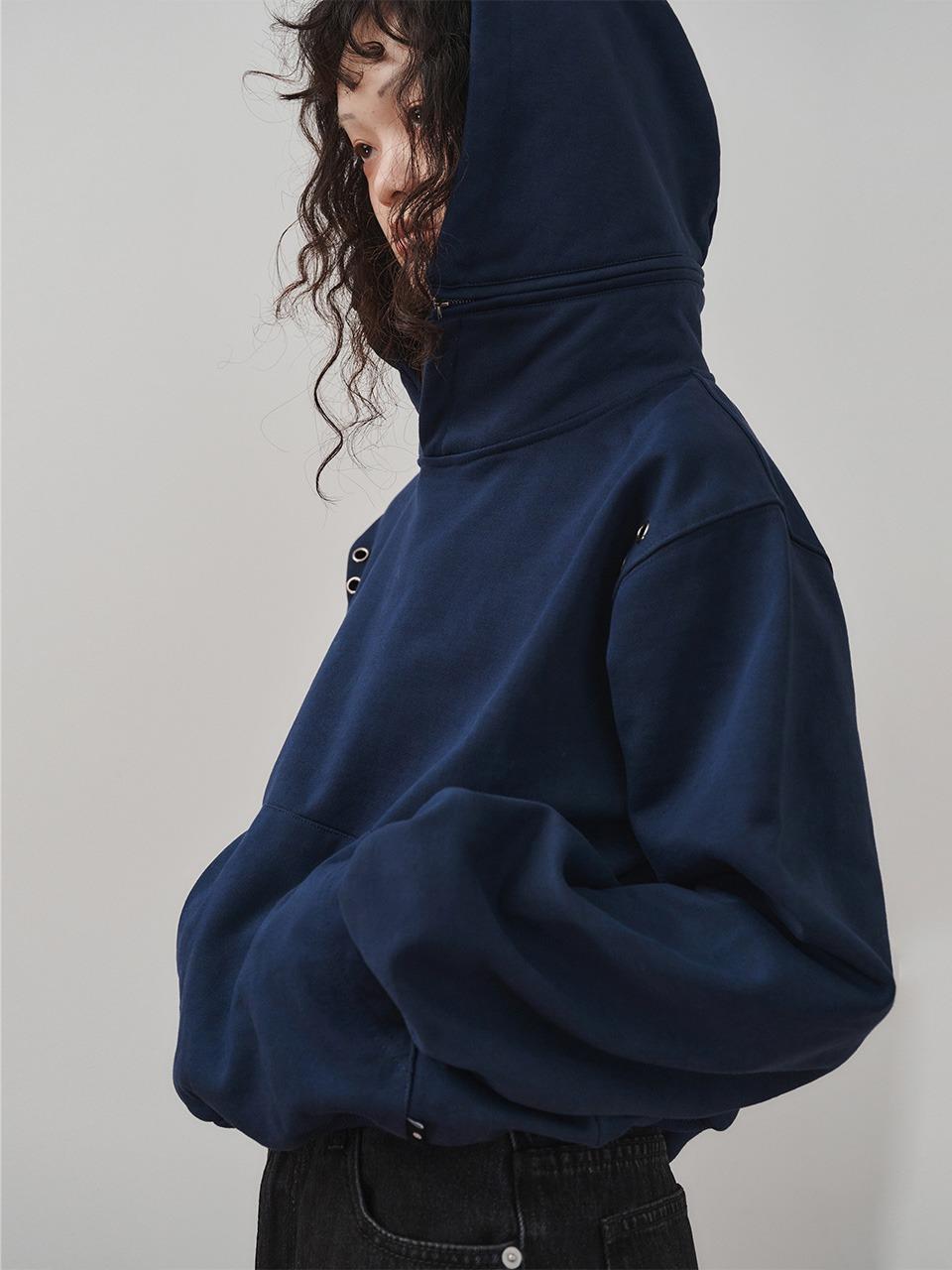 [PLZPROJECT]TWO-WAY HOOD,NAVY