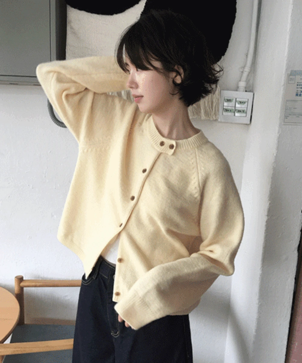 바노 투버튼 포인트가디건