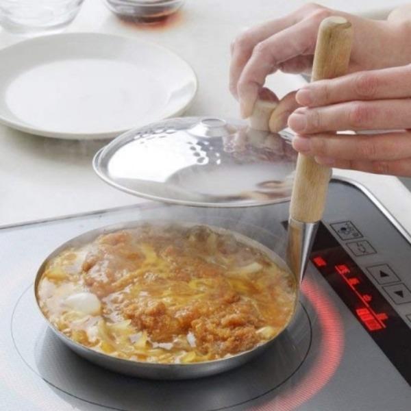 (일본) 요시카와 스텐 규동 카츠동 인덕션 돈부리팬 냄비(16cm)