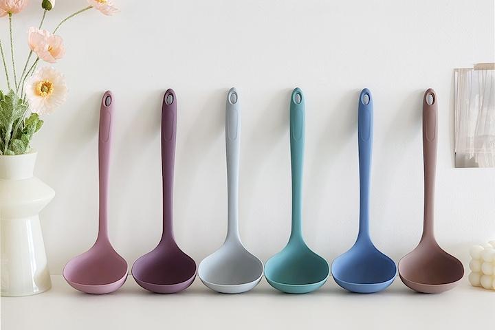 국산 실리콘 국자 (미니/대) 6colors