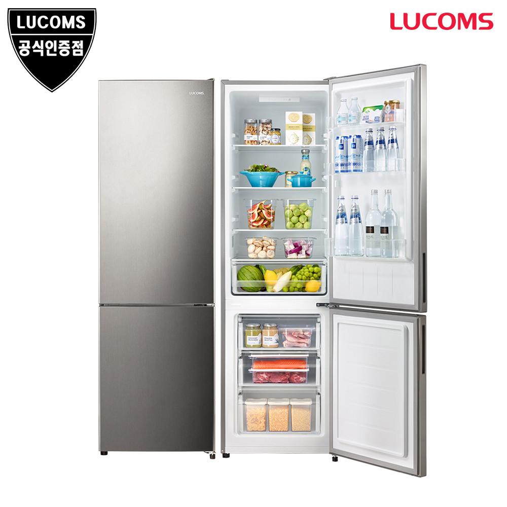 [지정일 긴급배송] 루컴즈 262L 콤비 소형 일반 냉장고 R262M01-S 메탈디자인