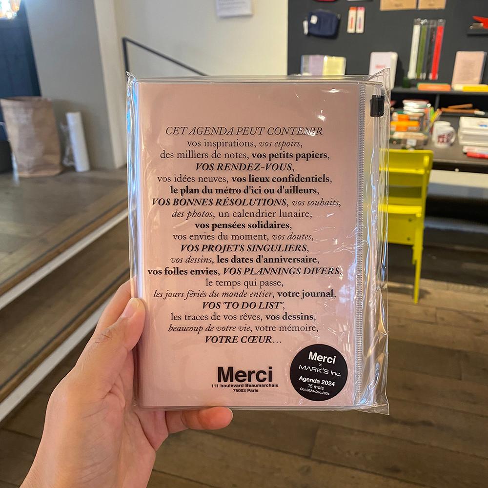 [ 메르시 직구 ] 해외직구 2024년 메르시 다이어리 - 로즈 푸드르