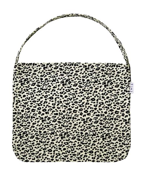 22Y LEOPARD CORDUROY ECO BAG-IVORY