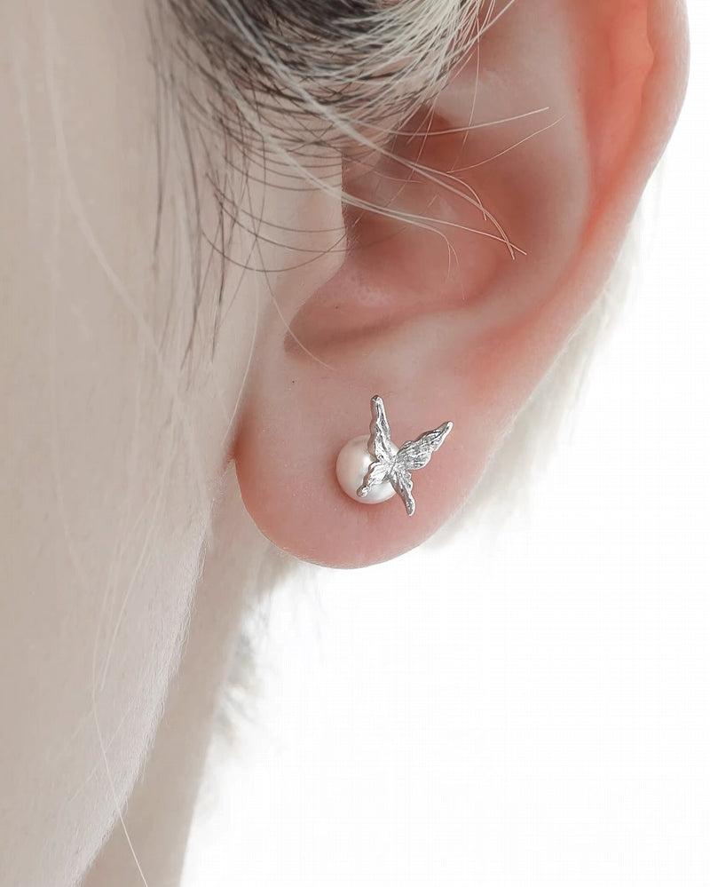 Butterfly Bubble Tassel Earrings